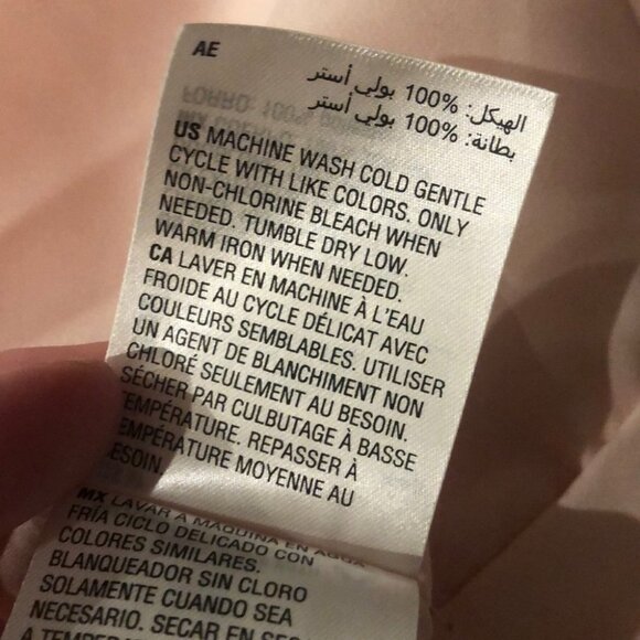 BAR III Ditzy Puff Sleeved Wrap Long Sleeve Top - Picture 6 of 7